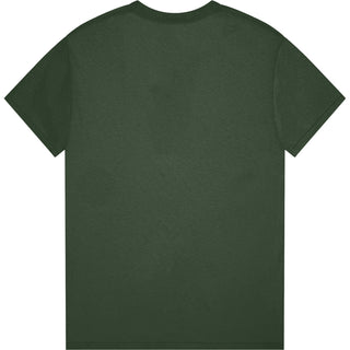 Gildan Heavy Cotton 5000 Forest Green - Back View | color:Forest Green|view:back