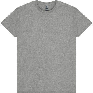 Gildan Heavy Cotton 5000 Graphite Heather - Front View | color:Graphite Heather|view:front