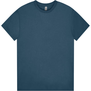 Gildan Heavy Cotton 5000 Indigo Blue - Front View | color:Indigo Blue|view:front