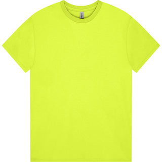 Gildan Heavy Cotton 5000 Safety Green - Front View | color:Safety Green|view:front