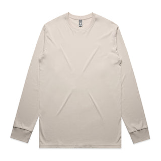 AS Colour Mens Staple L/S Tee (Bone)