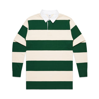 AS Colour Mens Rugby Stripe Jersey (Natural/Forest)