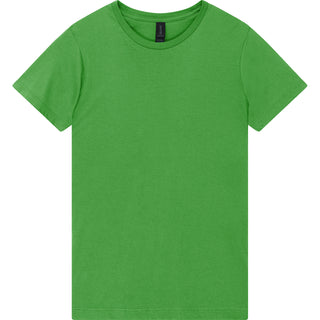 Gildan Softstyle 64000L Irish Green - Front View | color:Irish Green|view:front