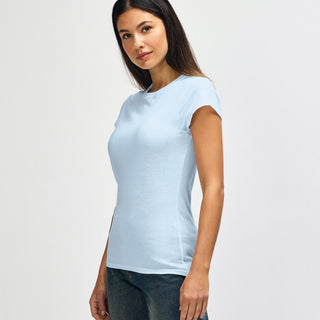 Gildan Softstyle 64000L T-Shirt (Light Blue)