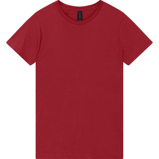 Gildan Softstyle 64000L Red - Front View | color:Red|view:front
