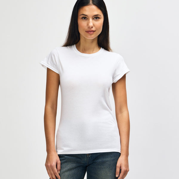 Gildan Softstyle 64000L T-Shirt (White)