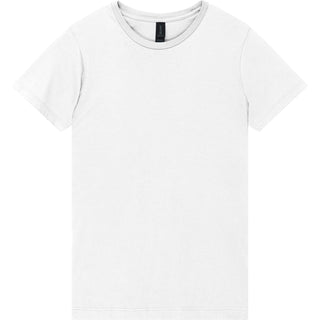 Gildan Softstyle 64000L White - Front View | color:White|view:front