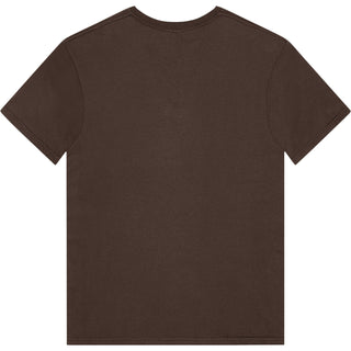 Gildan Softstyle 64000 Dark Chocolate - Back View | color:Dark Chocolate|view:back