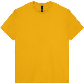 Gildan Softstyle 64000 Gold - Front View | color:Gold|view:front