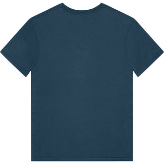 Gildan Softstyle 64000 Indigo Blue - Back View | color:Indigo Blue|view:back