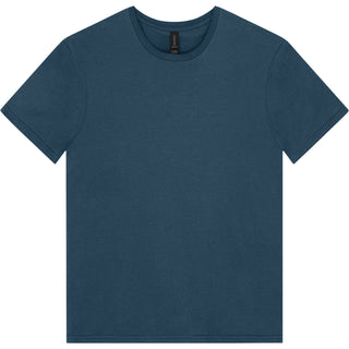 Gildan Softstyle 64000 Indigo Blue - Front View | color:Indigo Blue|view:front