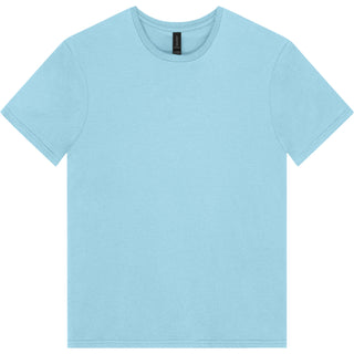 Gildan Softstyle 64000 Light Blue - Front View | color:Light Blue|view:front