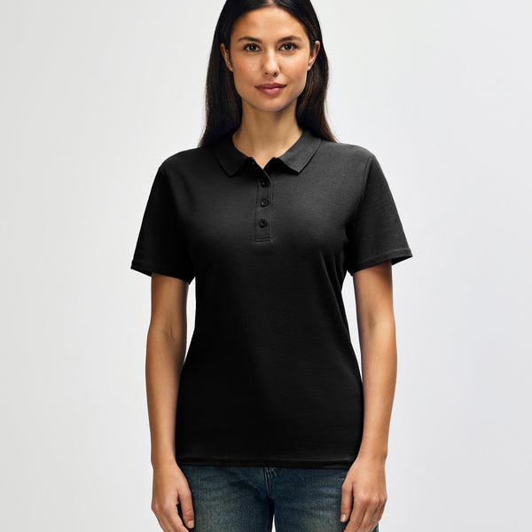 Gildan Softstyle 64800L Polo Shirt (Black)