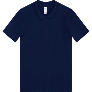 Gildan Softstyle 64800L Navy - Front View | color:Navy|view:front