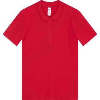 Gildan Softstyle 64800L Red - Front View | color:Red|view:front