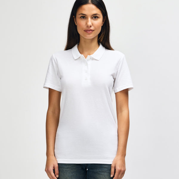 Gildan Softstyle 64800L Polo Shirt (White)
