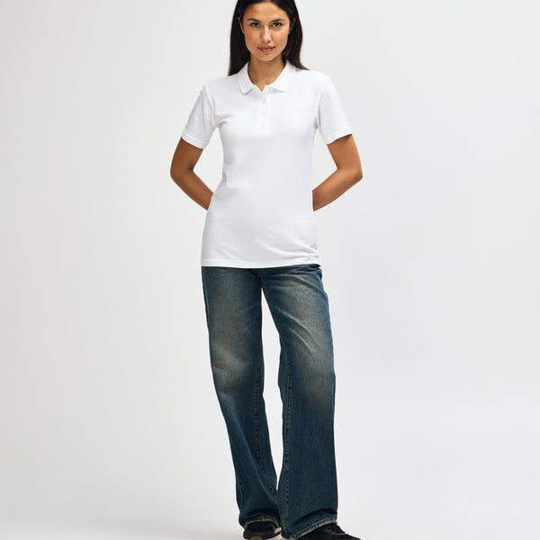 Gildan Softstyle 64800L Polo Shirt (White)