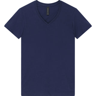 Gildan Softstyle 64V00L Navy - Front View | color:Navy|view:front