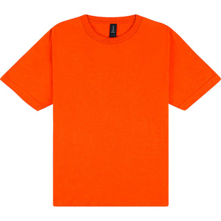 Gildan Softstyle 65000B Orange - Front View | color:Orange|view:front