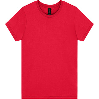 Gildan Softstyle 65000L Red - Front View | color:Red|view:front