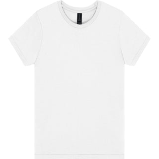 Gildan Softstyle 65000L White - Front View | color:White|view:front