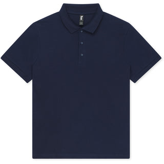 Gildan Hammer 85800 Pique Navy - Front View | color:Navy|view:front