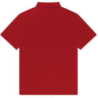 Gildan Hammer 85800 Pique Red - Back View | color:Red|view:back