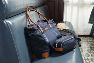 Brooks Brothers Wells Dopp Kit (Navy Blazer)