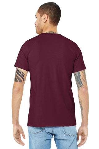 BELLA+CANVAS Unisex Jersey Short Sleeve Tee (Maroon)