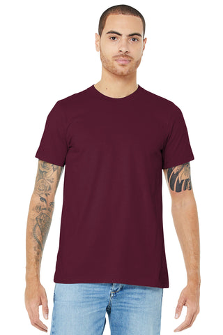 BELLA+CANVAS Unisex Jersey Short Sleeve Tee (Maroon)