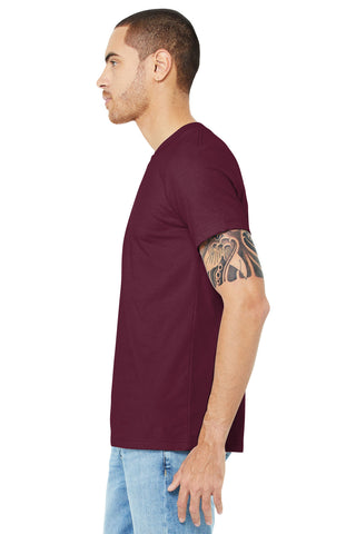 BELLA+CANVAS Unisex Jersey Short Sleeve Tee (Maroon)