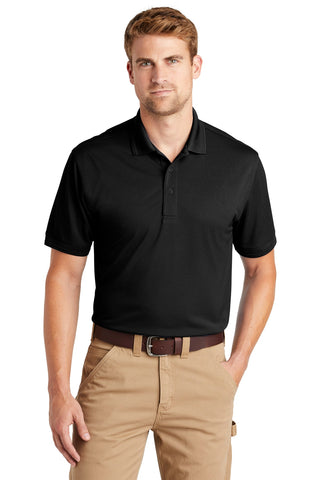 CornerStone Industrial Snag-Proof Pique Polo (Black)