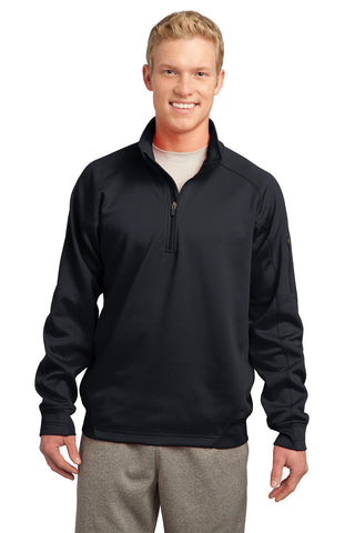 Sport-Tek Tech Fleece 1/4-Zip Pullover (Black)