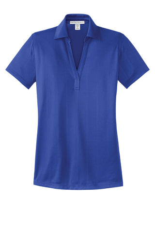 Port Authority Ladies Performance Fine Jacquard Polo (Hyper Blue)