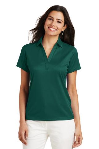 Port Authority Ladies Performance Fine Jacquard Polo (Green Glen)