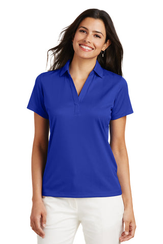 Port Authority Ladies Performance Fine Jacquard Polo (Hyper Blue)