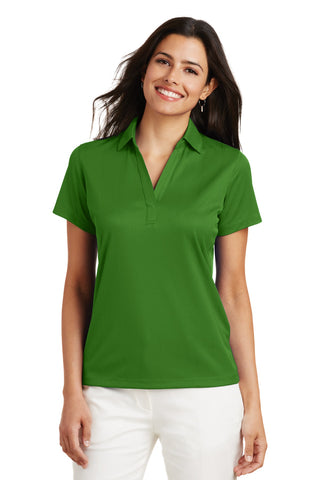 Port Authority Ladies Performance Fine Jacquard Polo (Vine Green)