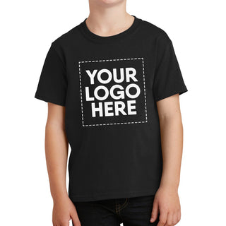 Port & Company Youth Core Cotton Tee (Jet Black)