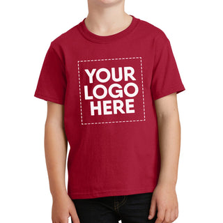 Port & Company Youth Core Cotton Tee (Red)