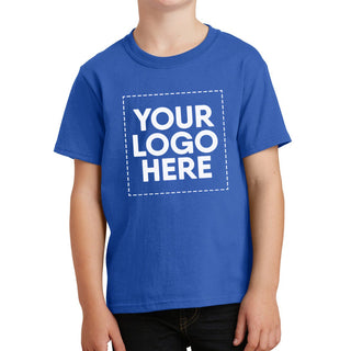 Port & Company Youth Core Cotton Tee (Royal)