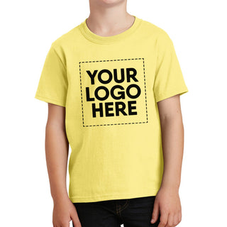 Port & Company Youth Core Cotton Tee (Yellow)