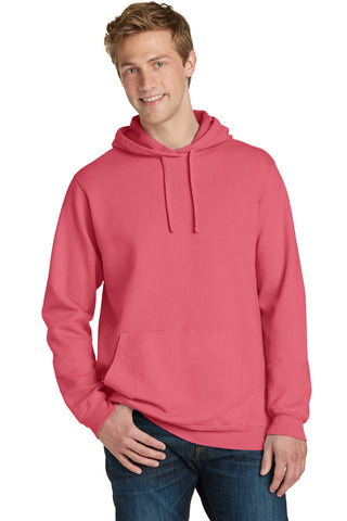 Port & Company Beach Wash Garment-Dyed Pullover Hooded Sweatshirt (Fruit Punch)