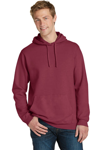 Port & Company Beach Wash Garment-Dyed Pullover Hooded Sweatshirt (Merlot)