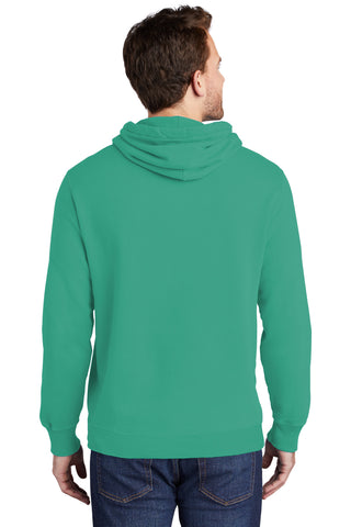 Port & Company Beach Wash Garment-Dyed Pullover Hooded Sweatshirt (Peacock)