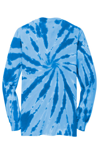 Port & Company Tie-Dye Long Sleeve Tee (Royal)