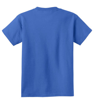 Port & Company Youth Core Cotton Tee (Royal)