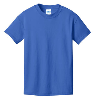 Port & Company Youth Core Cotton Tee (Royal)