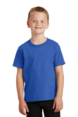 Port & Company Youth Core Cotton Tee (Royal)