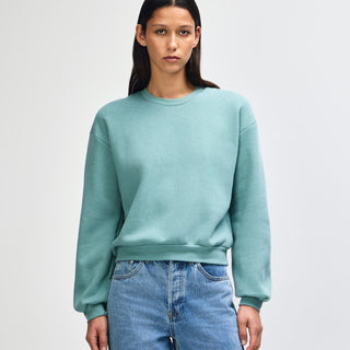 American Apparel RF494 Boxy Cropped Crewneck (Arctic)