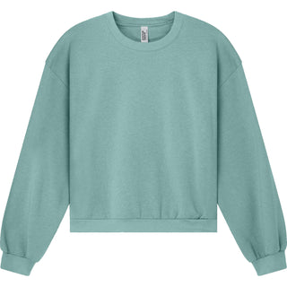American Apparel RF494 Boxy Cropped Arctic - Front View | color:Arctic|view:front